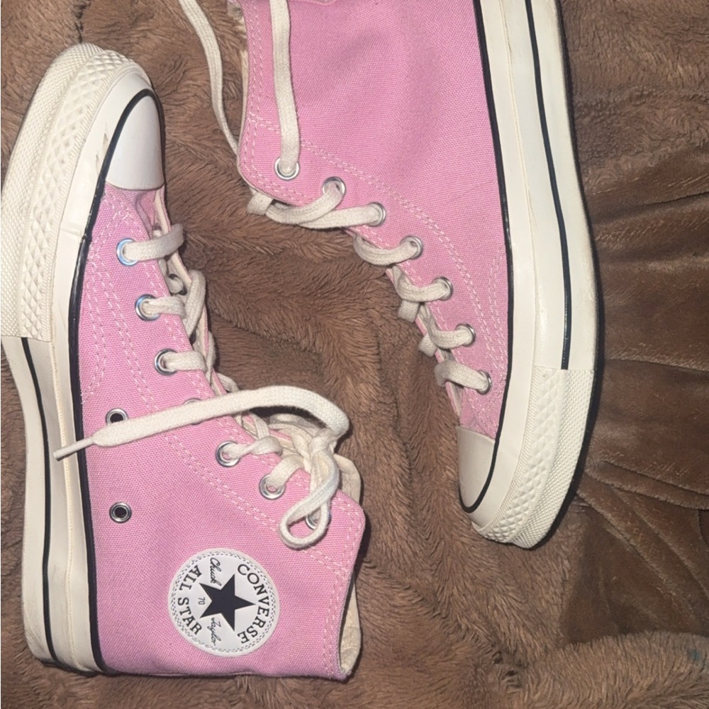 Converse Light Pink Canvas High-Tops